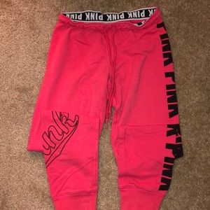 PINK leggings/sweat pants